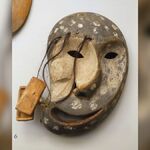 Маски юпиков: Резьба, изображающая искаженные лица духов, придуманная шаманами на Аляске
