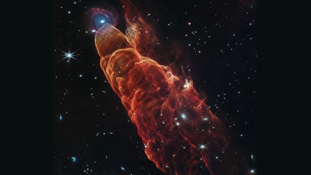 Телескоп Джеймса Уэбба показывает "космический торнадо" в мельчайших деталях - и обнаруживает, что часть его не такая, какой кажется