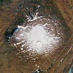 Первый ледник, объявленный мертвым из-за изменения климата, показан на снимках до и после