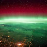 Потрясающее зрелище Авроры, запечатленное из космоса