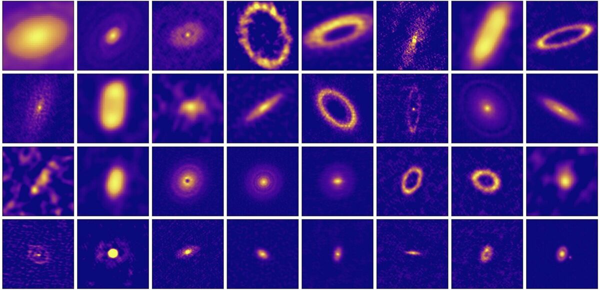 Новые данные показывают, что большинство планетообразующих дисков гораздо меньше, чем ожидалось
