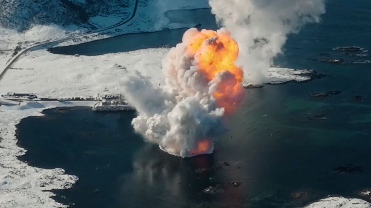 Частная немецкая ракета взорвалась во время первой попытки орбитального запуска