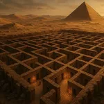 Потерянный лабиринт Египта, возможно, все еще скрыт под пустыней