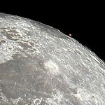 "Восход Марса": редкое оккультирование Красной планеты Луной