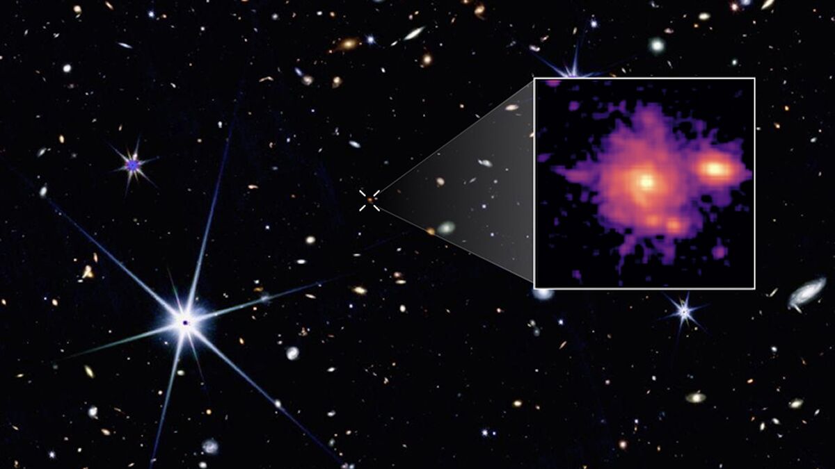 Древний близнец Млечного Пути: JWST обнаружил галактику, которой не должно существовать
