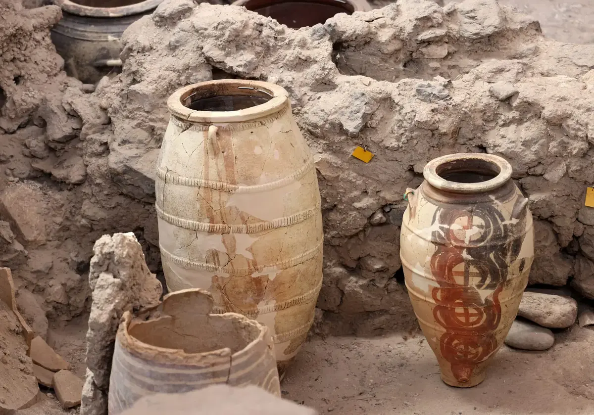 Минойский город, который извержение вулкана попыталось стереть с лица земли