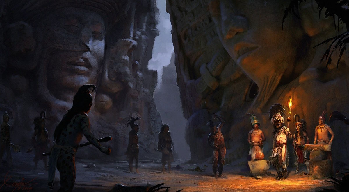 Когда миф становится историей: Подземное спасение майя в эпоху огня и воды