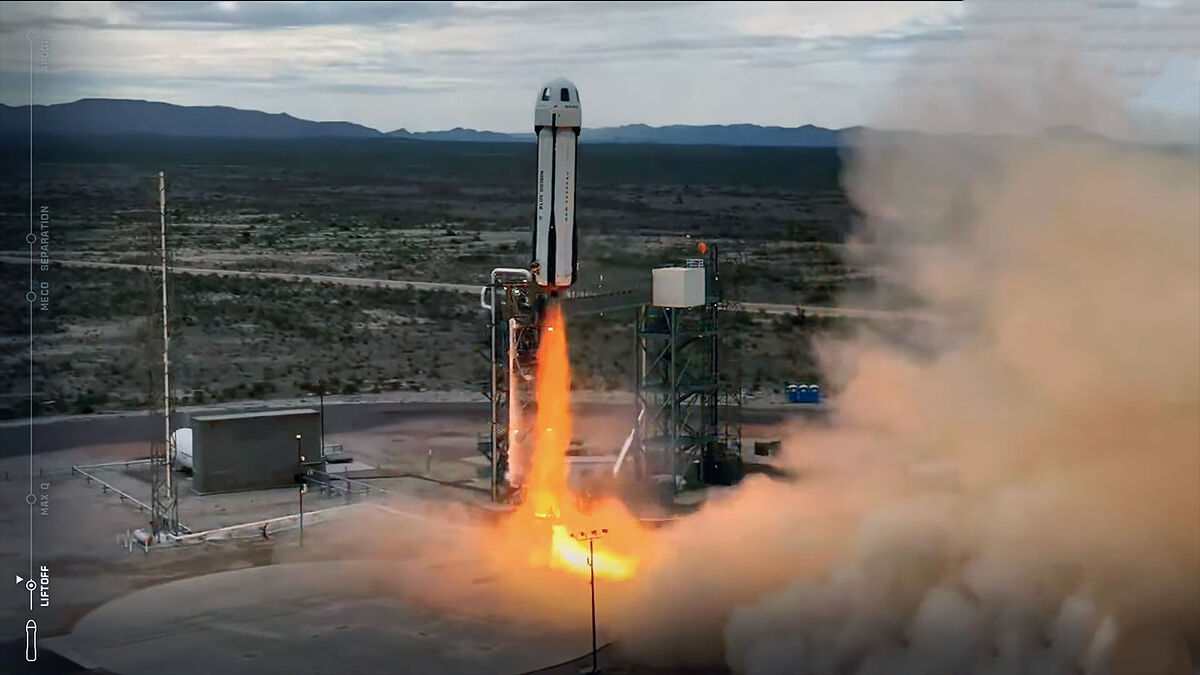 Blue Origin отправила в космос 70-го астронавта в рамках юбилейного полёта
