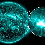Солнечная вспышка X1.2 вызвала радиопомехи над Тихим океаном