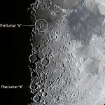 Загадочные буквы на Луне: как увидеть «X» и «V» в первой четверти июня