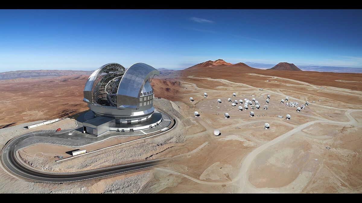 Редкий снегопад в самой сухой пустыне мира остановил работу обсерватории ALMA