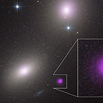 Тайна черной дыры средней массы: Звездная драма в гало далекой галактики