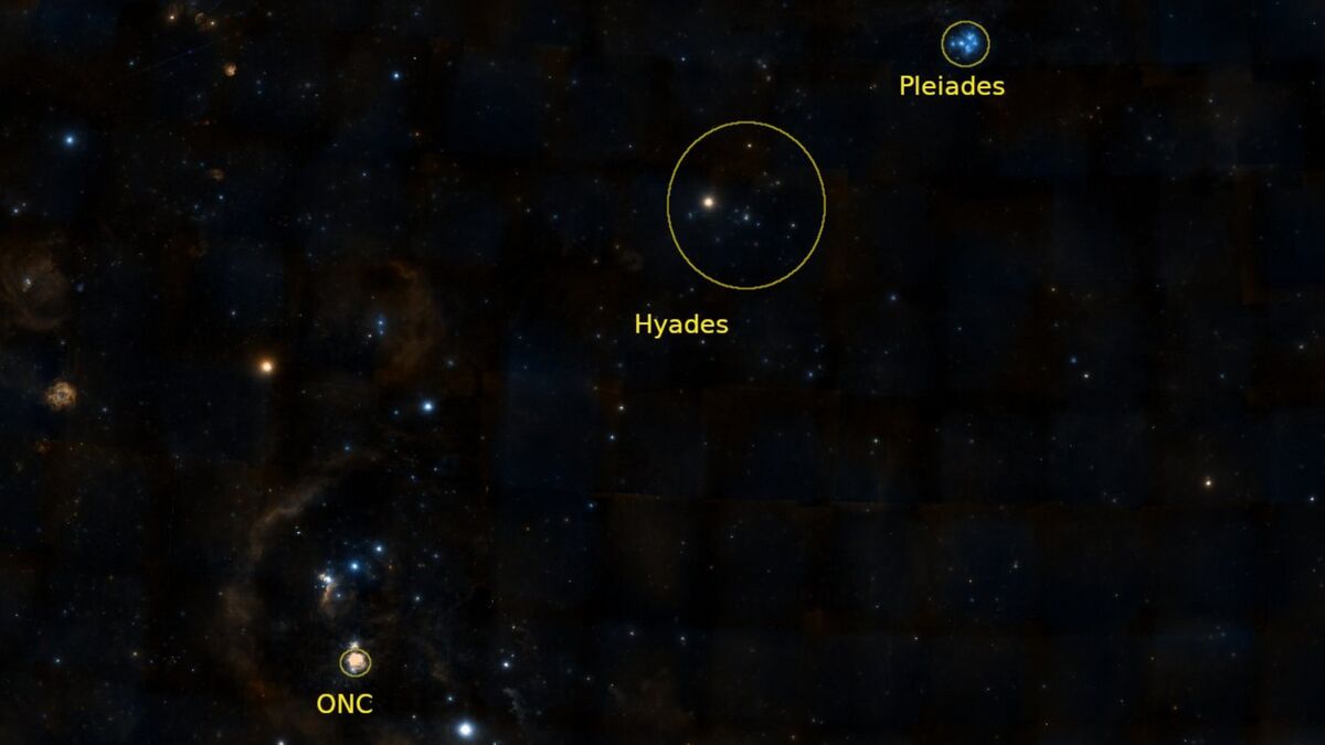 От колыбели до заката: как три звёздных скопления раскрывают тайны космической эволюции