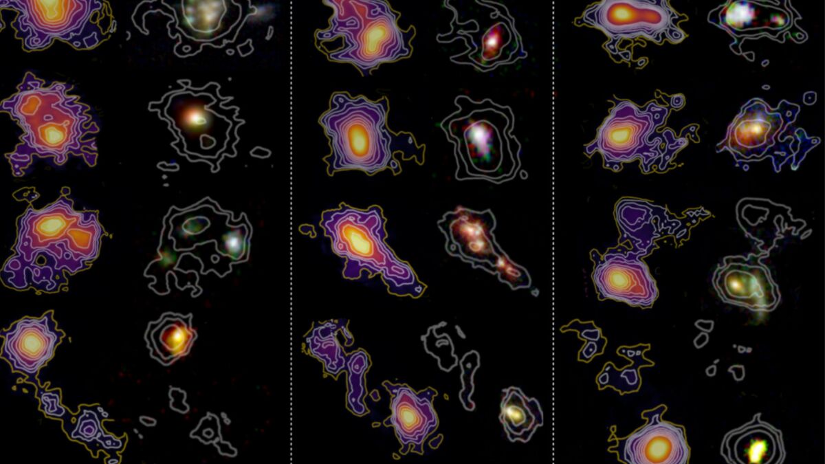 ALMA раскрывает тайны первых галактик: как формировалась Вселенная