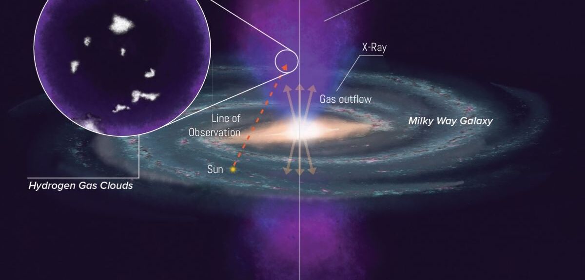 Холодные облака в пекле галактики: Новые загадки пузырей Ферми