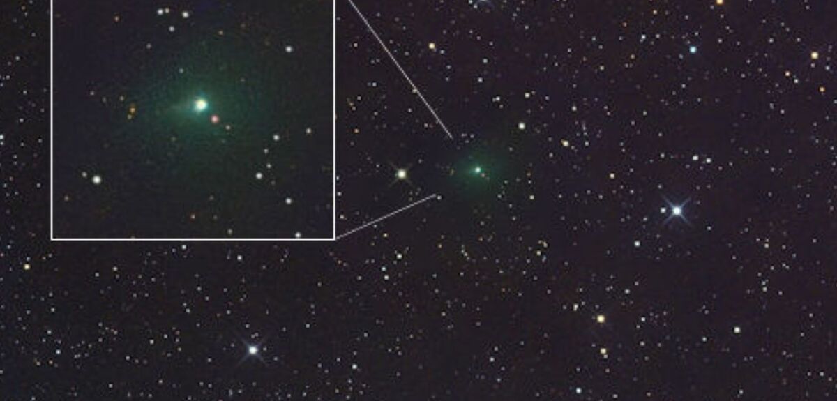 Зелёная тайна межзвёздной кометы: уникальные кадры из Намибии во время лунного затмения 2025 года