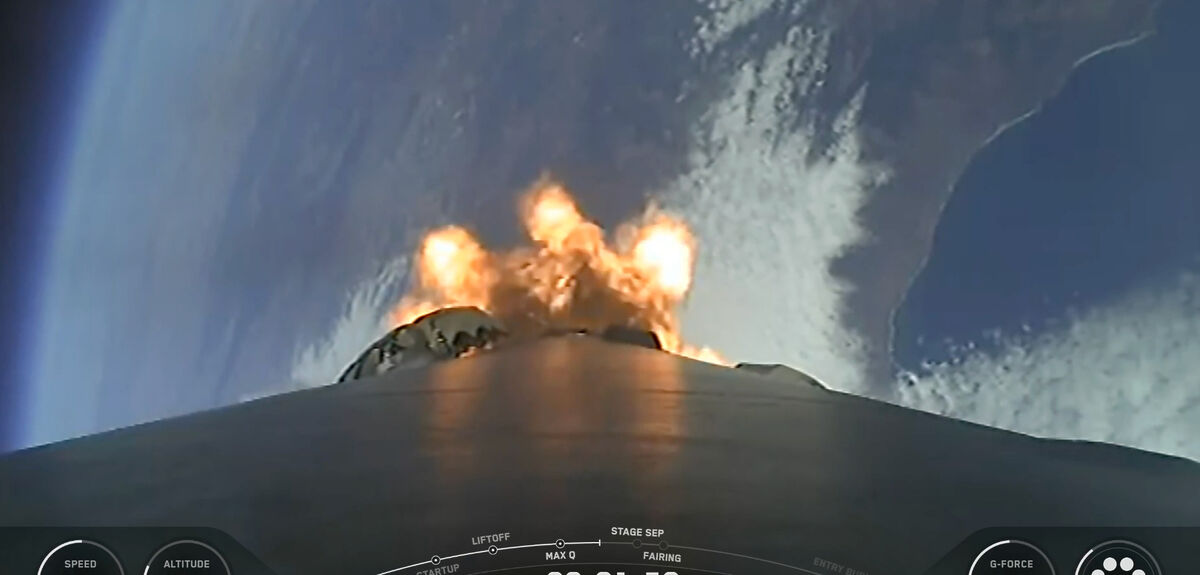 SpaceX установила рекорд: 28-й полёт первой ступени в ходе запуска новых спутников Starlink