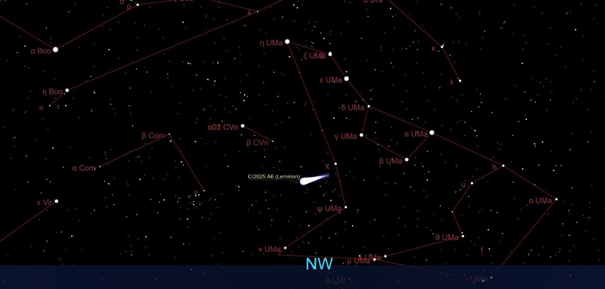 Зеленый гость из космоса: комета Леммон приближается к Земле