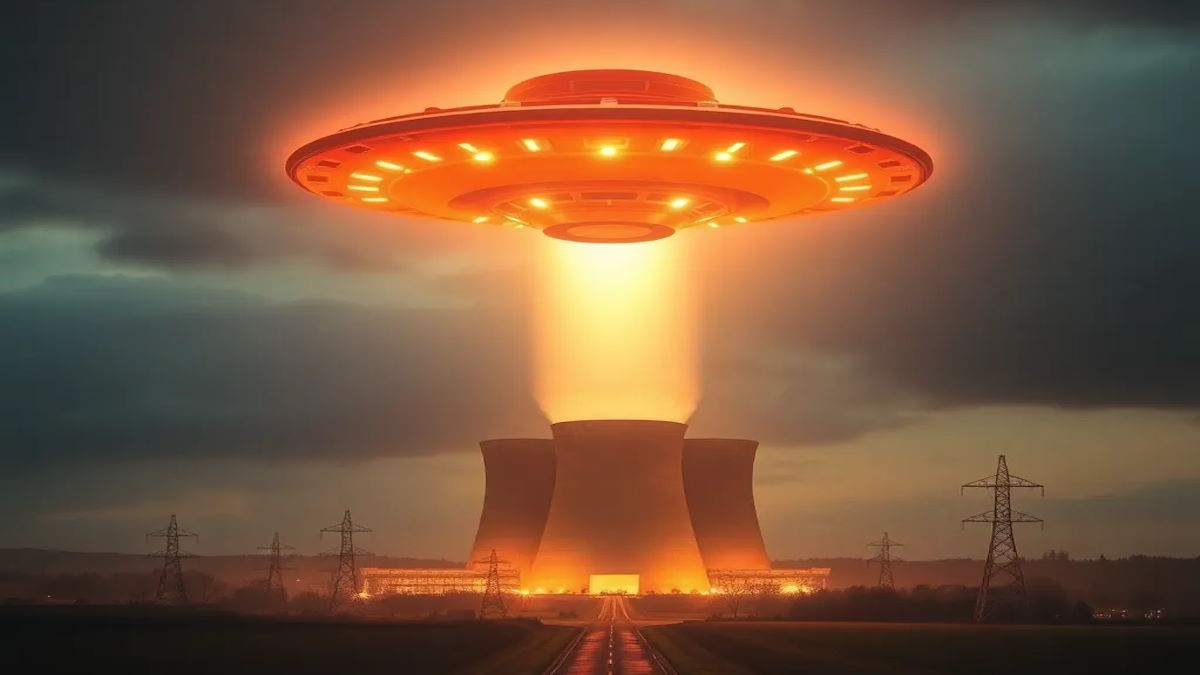 Полицейские сняли загадочный НЛО над атомной станцией: видео вызвало тревогу