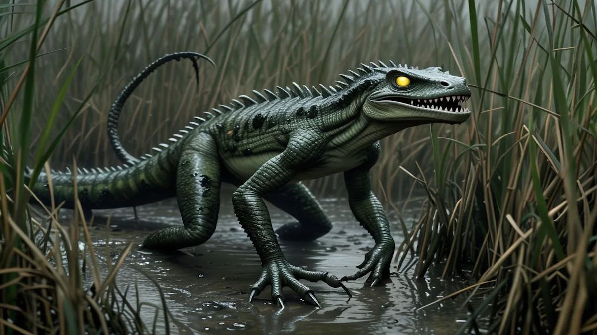 Тайна Рептилоида из Осоковой топи: необъяснимый обитатель английских болот