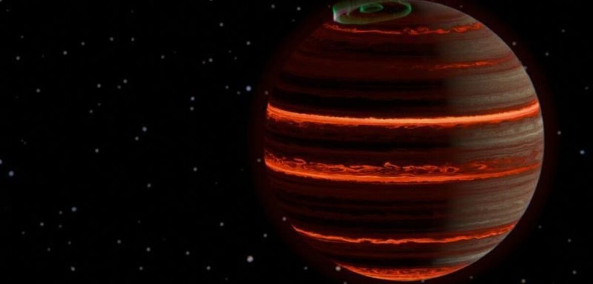 Загадочный мир SIMP J0136: Погода, сияния и бури в глубоком космосе