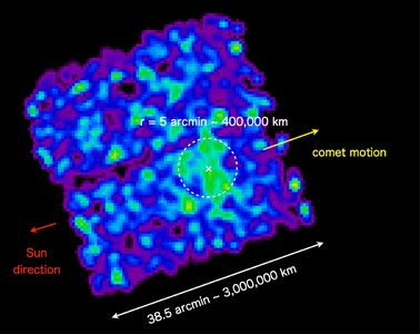 В рентгеновских лучах: телескопы впервые изучили межзвёздную комету с двух сторон