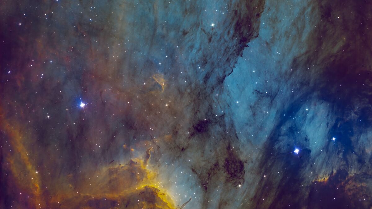 Туманность Пеликан в деталях: Астрофото из засвеченного неба Лас-Вегаса