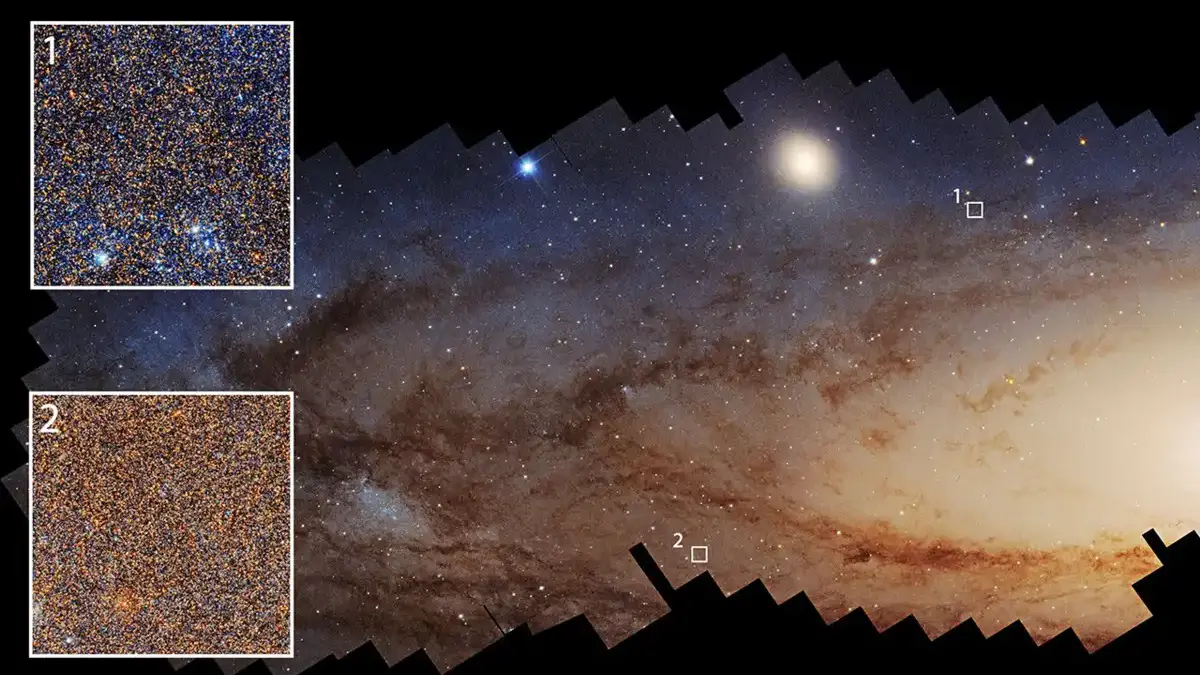 Андромеда переживает «закат» звездообразования: Hubble зафиксировал резкое падение