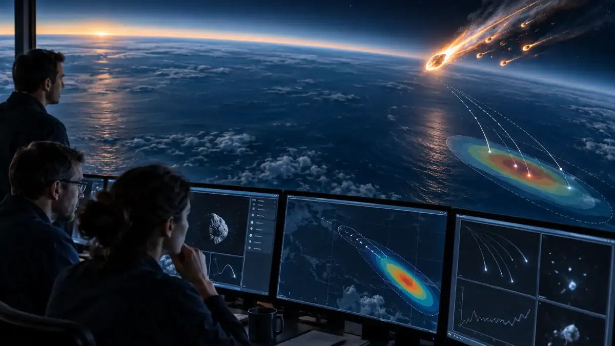 ESA научилась предсказывать падение метеоритов ещё до входа астероида в атмосферу