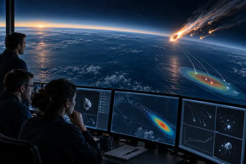 ESA научилась предсказывать падение метеоритов ещё до входа астероида в атмосферу